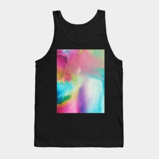 Colourful Abstract Watercolour Painting Tank Top